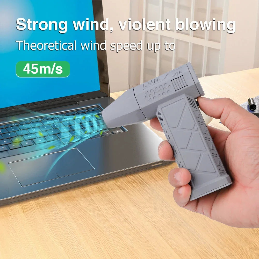 Mini Ventilateur TurboJet 2.0 – Puissance de Jet, Format de Poche