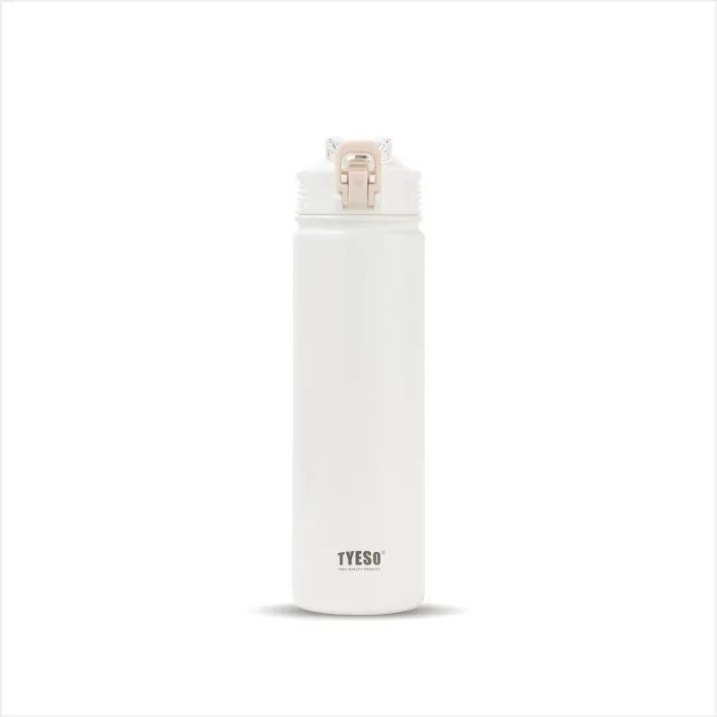 Gourde Isotherme 750 ml en Acier Inoxydable avec Paille – Conception Portable et Étanche