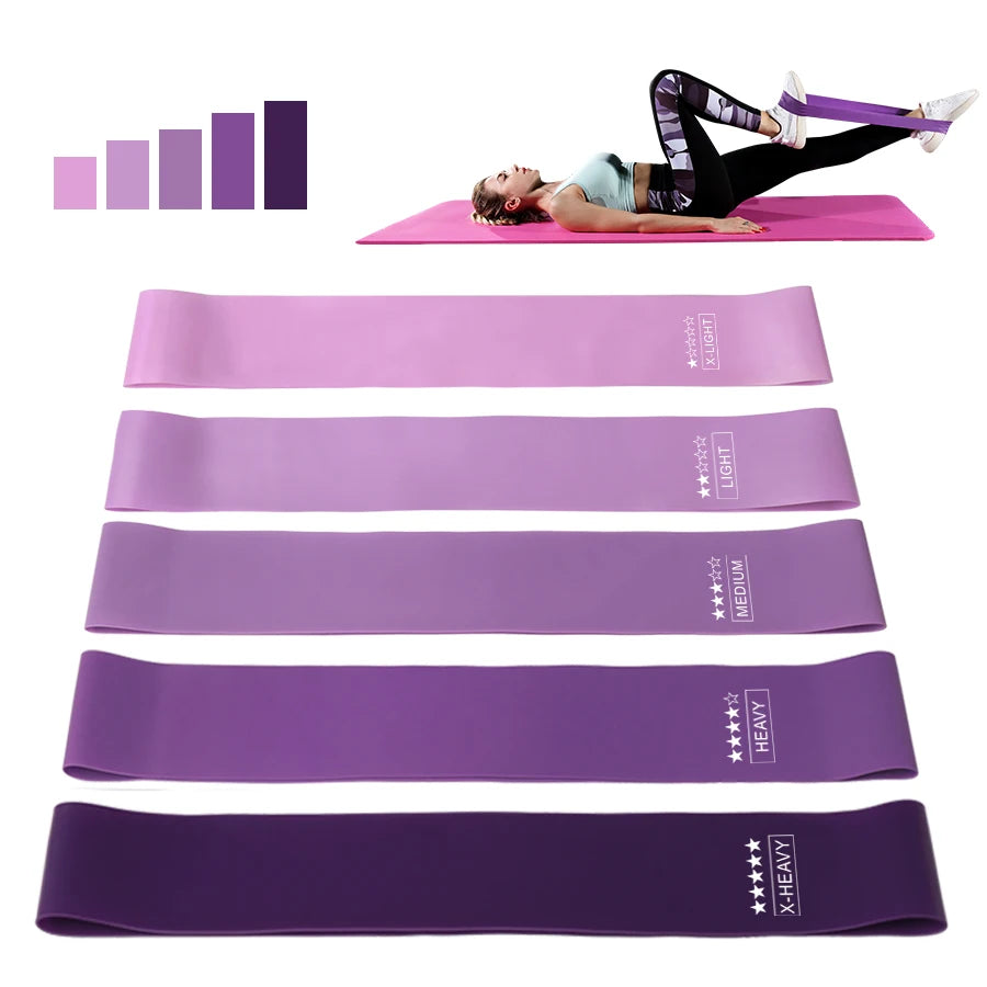 FitFlex™ – Bandes de Résistance Élastiques Polyvalentes pour Fitness, Yoga et Pilates