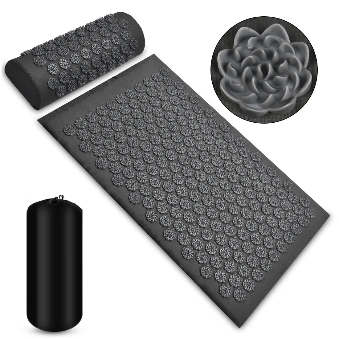 Tapis d'Acupression Pranamat ECO Lotus – Soulagement Naturel & Relaxation Profonde