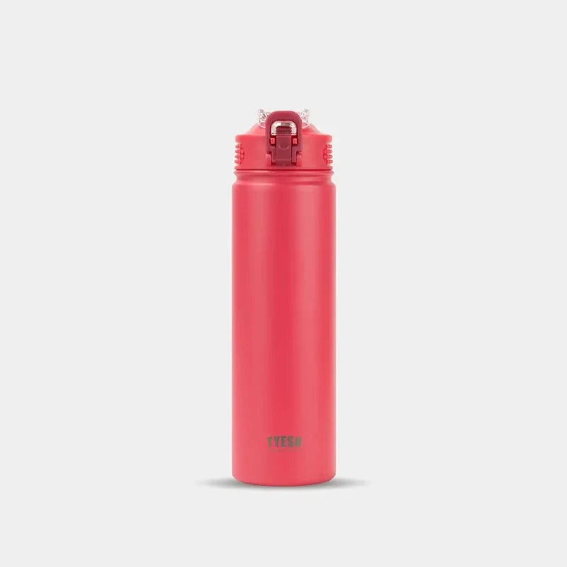 Gourde Isotherme 750 ml en Acier Inoxydable avec Paille – Conception Portable et Étanche
