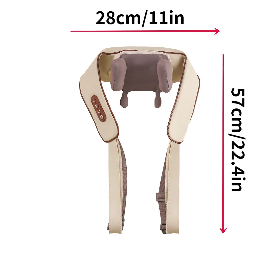 Masseur Shiatsu Chauffant pour Cou et Épaules – Soulagement Profond des Tensions Musculaires