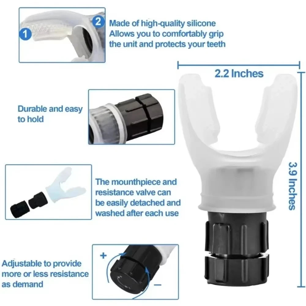 Appareil d'Exercice Respiratoire Portable – Renforcement Pulmonaire | LÔMA SPORT