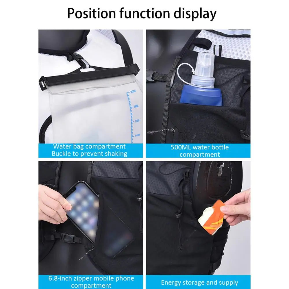 Gilet d'Hydratation Léger – Confort et Performance pour Running et Randonnée
