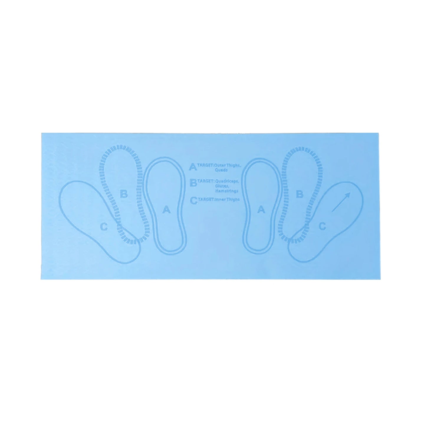 Tapis de Squat 80×35 cm – Guide de Position pour Entraînements Précis et Sécurisés