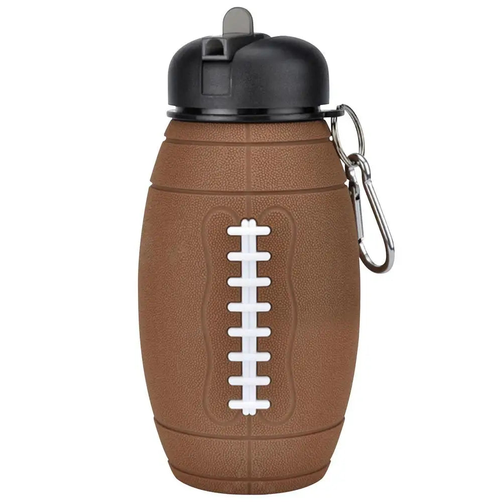 Gourde de Sport Pliable 600 ml – Silicone Alimentaire, Étanche & Ultra Légère