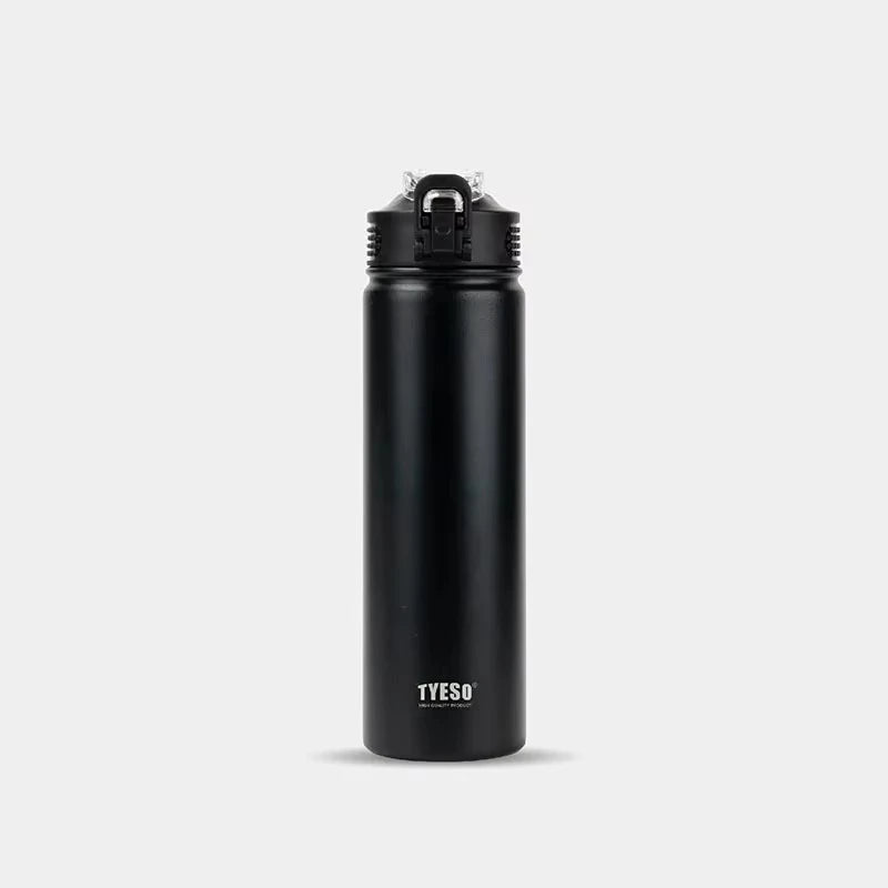 Gourde Isotherme 750 ml en Acier Inoxydable avec Paille – Conception Portable et Étanche