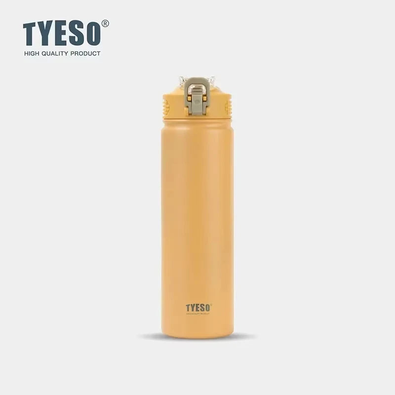 Gourde Isotherme 750 ml en Acier Inoxydable avec Paille – Conception Portable et Étanche