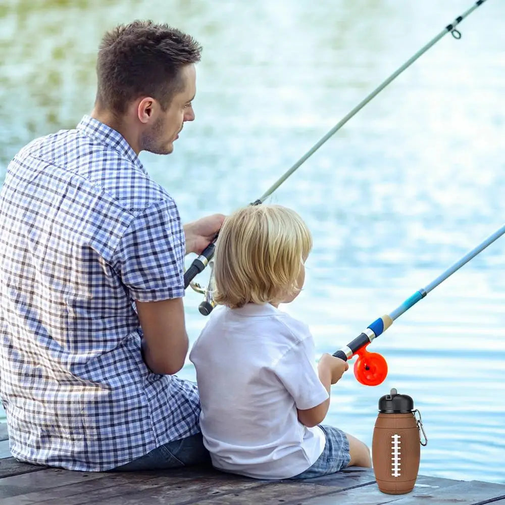 Gourde de Sport Pliable 600 ml – Silicone Alimentaire, Étanche & Ultra Légère