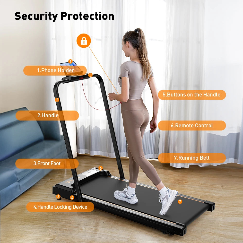 Tapis de Course Pliable – Séance de running à domicile