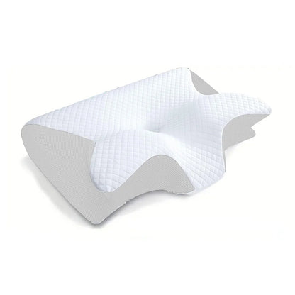 Oreiller Cervical Ergonomique – Soulage les Douleurs au Cou | Mémoire de Forme 2-en-1