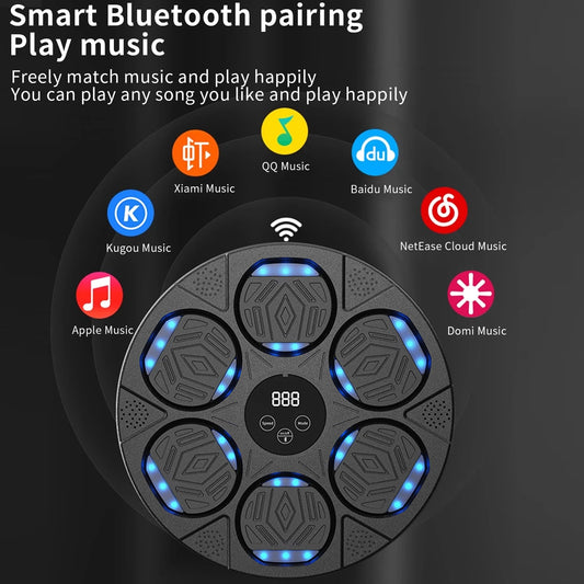 Cible de Boxe Bluetooth LED – Transformez Votre Entraînement en Expérience Ludique