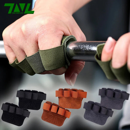 Gants de Musculation en Cuir Véritable – Prise Antidérapante & Protection