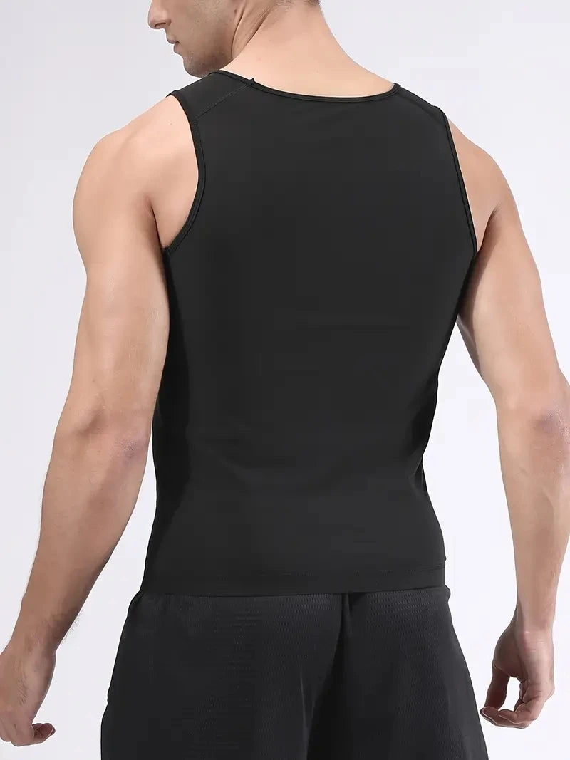 🔥 Déchaîne ta transpiration – Veste Sauna Homme Gainante Zippée La sueur, c’est la victoire qui coule.