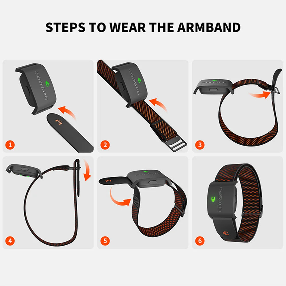 Coospo HW9 – Brassard Cardiofréquencemètre Connecté | LÔMA SPORT