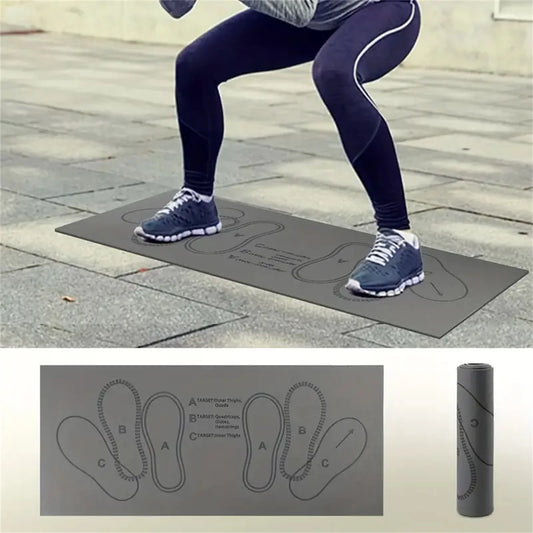 Tapis de Squat 80×35 cm – Guide de Position pour Entraînements Précis et Sécurisés