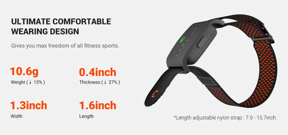 Coospo HW9 – Brassard Cardiofréquencemètre Connecté | LÔMA SPORT